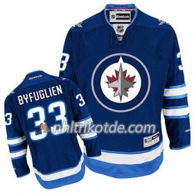 Reebok Winnipeg Jets Trikot Dustin Byfuglien #33 Heim Blau - Herren