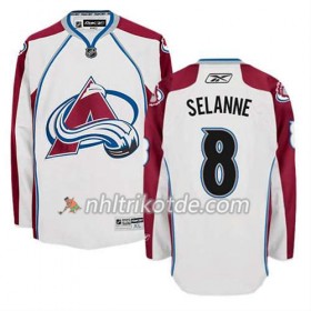 Reebok Colorado Avalanche Trikot Teemu Selanne #8 Auswärts Weiß - Herren