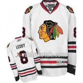 Reebok Chicago Blackhawks Trikot Nick Leddy 8 Weiß Auswärts - Dame