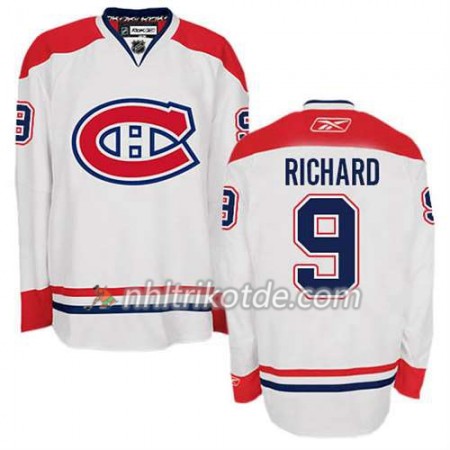 Reebok Montreal Canadiens Trikot Maurice Richard #9 Auswärts Weiß - Herren