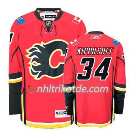Reebok Calgary Flames Trikot Miikka Kiprusoff #34 Heim Rot - Herren