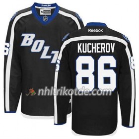 Reebok Tampa Bay Lightning Trikot Nikita Kucherov #86 Ausweich Schwarz - Herren