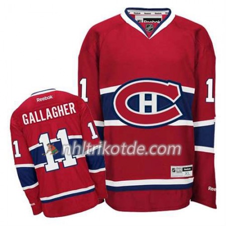 Reebok Montreal Canadiens Trikot Brendan Gallagher #11 Heim Rot - Herren