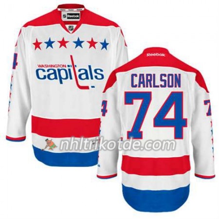 Reebok Washington Capitals Trikot John Carlson #74 Ausweich Weiß - Herren
