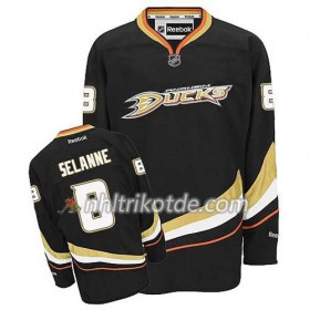Reebok Anaheim Ducks Trikot Teemu Selanne #8 Heim Schwarz - Herren