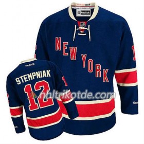 Reebok New York Rangers Trikot Lee Stempniak #12 Ausweich Blau - Herren