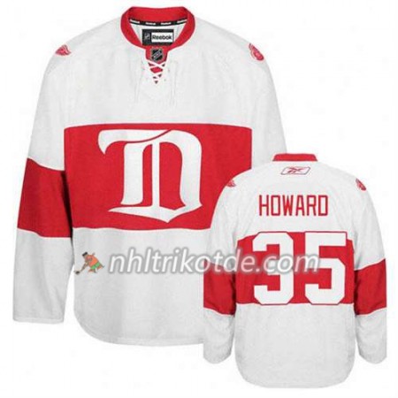 Reebok Detroit Red Wings Trikot Jimmy Howard #35 Ausweich Weiß - Herren
