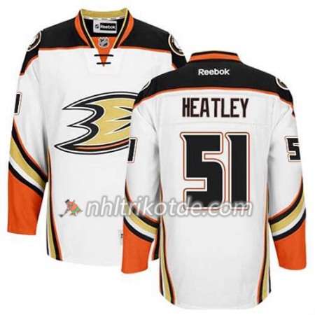 Reebok Anaheim Ducks Trikot Dany Heatley #51 Auswärts Weiß - Herren