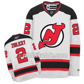Reebok New Jersey Devils Trikot Marek Zidlicky #2 Auswärts Weiß - Herren