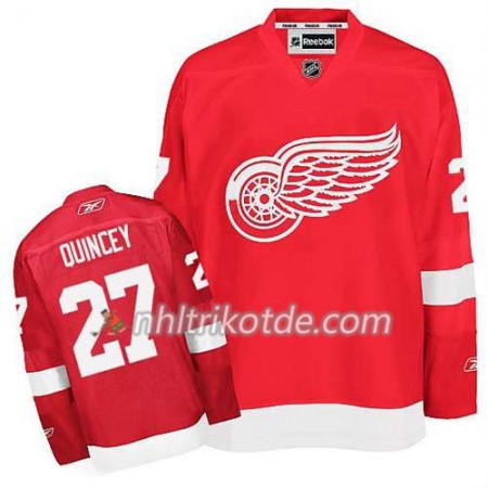 Reebok Detroit Red Wings Trikot Kyle Quincey #27 Heim Rot - Herren