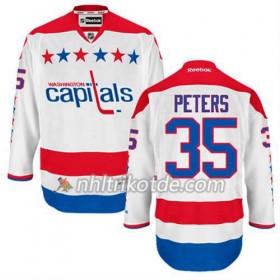 Reebok Washington Capitals Trikot Justin Peters #35 Ausweich Weiß - Herren