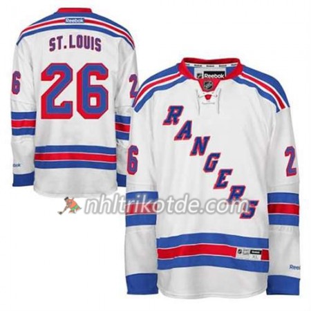 Reebok New York Rangers Trikot Martin St. Louis #26 Auswärts Weiß - Herren