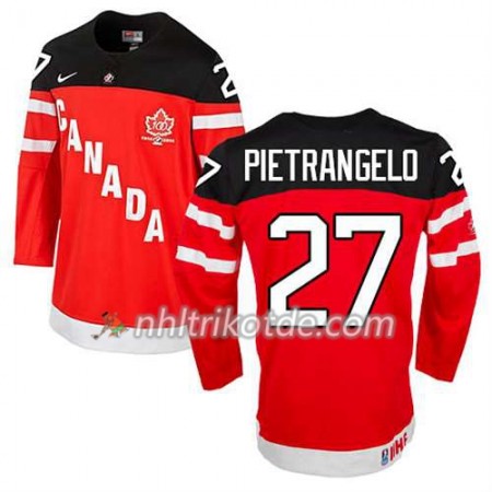Reebok Canada Team Trikot Alex Pietrangelo #27 100th Anniversary Rot - Herren