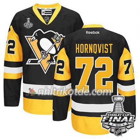Reebok Pittsburgh Penguins Trikot Patric Hornqvist #72 Ausweich 2016 Stanley Cup - Herren