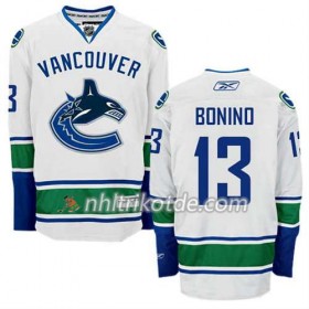 Reebok Vancouver Canucks Trikot Nick Bonino #13 Auswärts Weiß - Herren