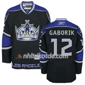Reebok Los Angeles Kings Trikot Marian Gaborik #12 Premier Ausweich Schwarz - Dame