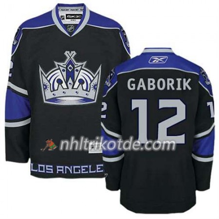 Reebok Los Angeles Kings Trikot Marian Gaborik #12 Premier Ausweich Schwarz - Dame