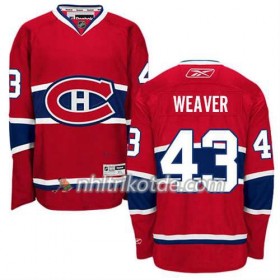 Reebok Montreal Canadiens Trikot Mike Weaver #43 Heim Rot - Herren