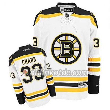 Reebok Boston Bruins Trikot Zdeno Chara #33 Auswärts Weiß - Herren