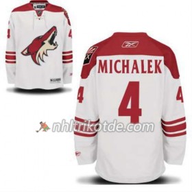 Reebok Arizona Coyotes Trikot Zbynek Michalek 4 Weiß Auswärts - Herren