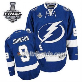 Reebok Tampa Bay Lightning Trikot Trevor Van Riemsdyk #9 Heim Blau 2015 Stanley Cup - Herren