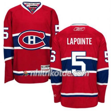 Reebok Montreal Canadiens Trikot Guy Lapointe #5 Heim Rot - Herren