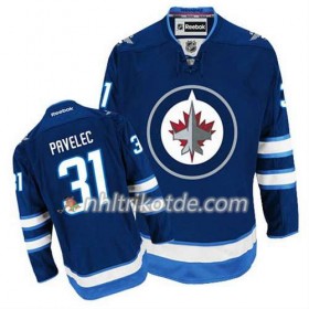 Reebok Winnipeg Jets Trikot Ondrej Pavelec #31 Heim Blau - Herren