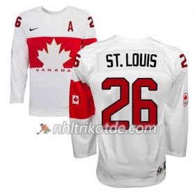 Canada Team Trikot Martin St. Louis #26 Heim Weiß - Kinder
