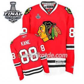 Reebok Chicago Blackhawks Trikot Patrick Kane #88 Heim Rot 2015 Stanley Cup - Herren