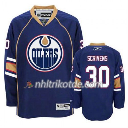 Reebok Edmonton Oilers Trikot Ben Scrivens #30 Ausweich Blau - Herren
