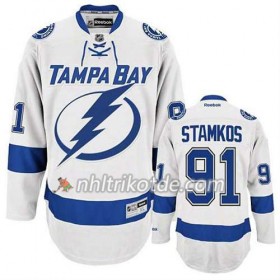 Reebok Tampa Bay Lightning Trikot Steven Stamkos #91 Auswärts Weiß - Herren