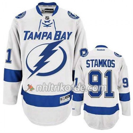 Reebok Tampa Bay Lightning Trikot Steven Stamkos #91 Auswärts Weiß - Herren
