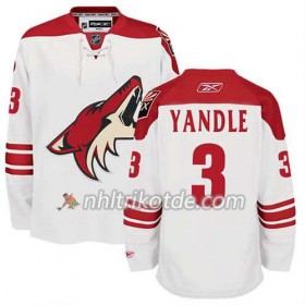 Reebok Arizona Coyotes Trikot Keith Yandle 3 Weiß Auswärts - Herren