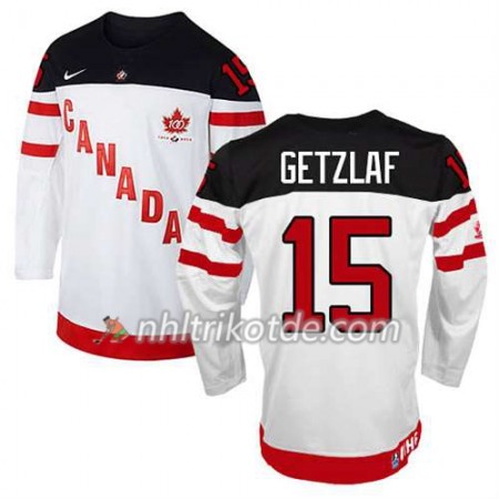 Reebok Canada Team Trikot Ryan Getzlaf #15 100th Anniversary Weiß - Herren