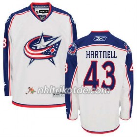 Reebok Columbus Blue Jackets Trikot Scott Hartnell #43 Auswärts Weiß - Herren