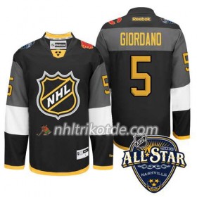 2016 All Star Calgary Flames Trikot Mark Giordano #5 Schwarz - Herren