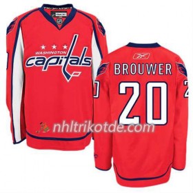 Reebok Washington Capitals Trikot Troy Brouwer #20 Heim Rot - Herren