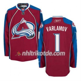 Reebok Colorado Avalanche Trikot Semyon Varlamov #1 Heim Rot - Herren