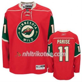 Reebok Minnesota Wild Trikot Zach Parise #11 Heim Rot - Herren