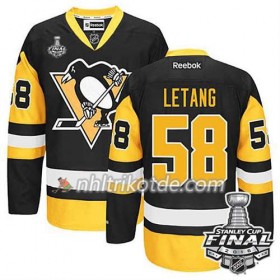 Reebok Pittsburgh Penguins Trikot Kris Letang #58 Ausweich 2016 Stanley Cup - Herren