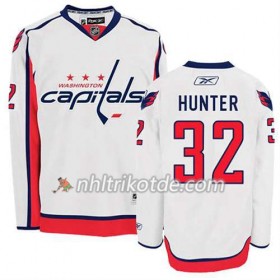 Reebok Washington Capitals Trikot Dale Hunter #32 Auswärts Weiß - Herren