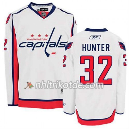 Reebok Washington Capitals Trikot Dale Hunter #32 Auswärts Weiß - Herren
