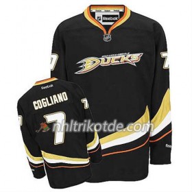 Reebok Anaheim Ducks Trikot Andrew Cogliano #7 Heim Schwarz - Herren