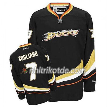 Reebok Anaheim Ducks Trikot Andrew Cogliano #7 Heim Schwarz - Herren