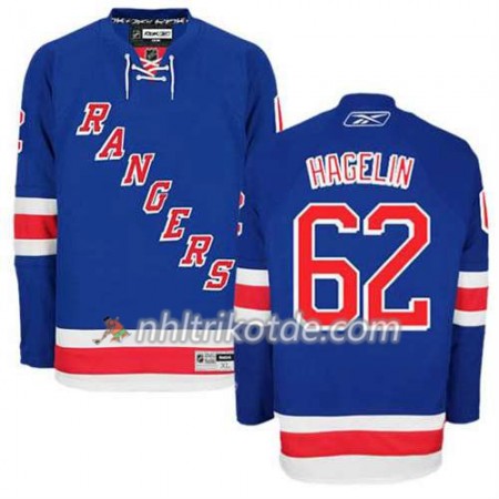 Reebok New York Rangers Trikot Carl Hagelin #62 Heim Blau - Herren