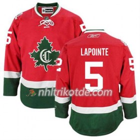 Reebok Montreal Canadiens Trikot Guy Lapointe 5 Ausweich Rot - Herren