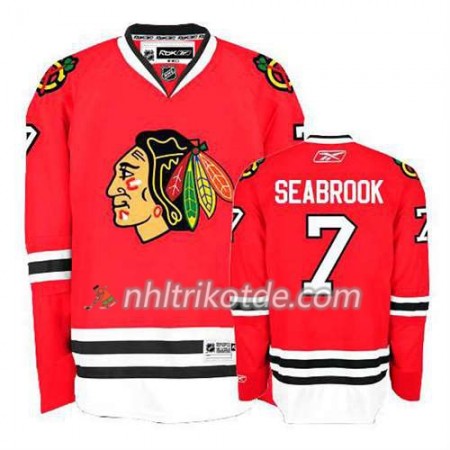 Reebok Chicago Blackhawks Trikot Brent Seabrook #7 Heim Rot - Herren