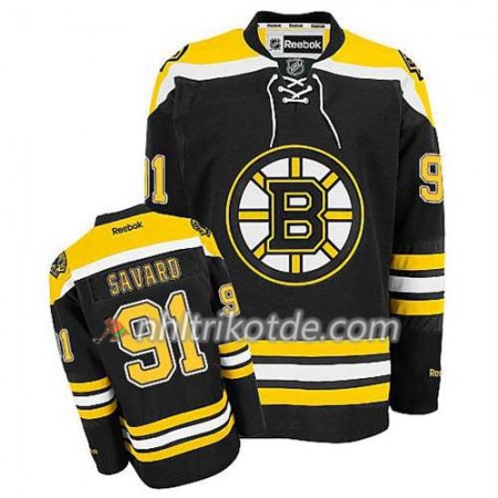 Reebok Boston Bruins Trikot Marc Savard #91 Heim Schwarz - Herren