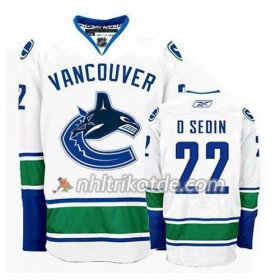 Reebok Vancouver Canucks Trikot Daniel Sedin #22 Auswärts Weiß - Herren
