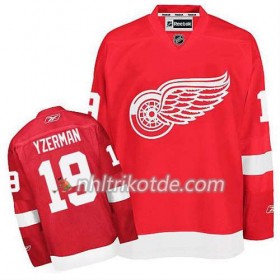 Reebok Detroit Red Wings Trikot Steve Yzerman #19 Heim Rot - Herren
